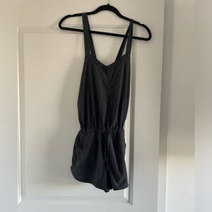 Lululemon open back tie waist liner romper